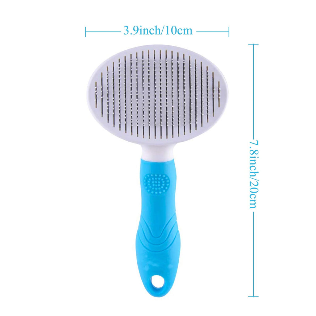 Cat Brush Self Cleaning Grooming Tool for Shedding and Grooming All Hair Lengths